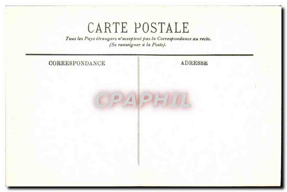 CPA Chambery Fontaine des Etephants Elephant — Verso