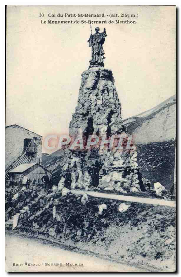 CPA Col du Petit Saint Bernard Le Monument de Saint Bernard de Menthon