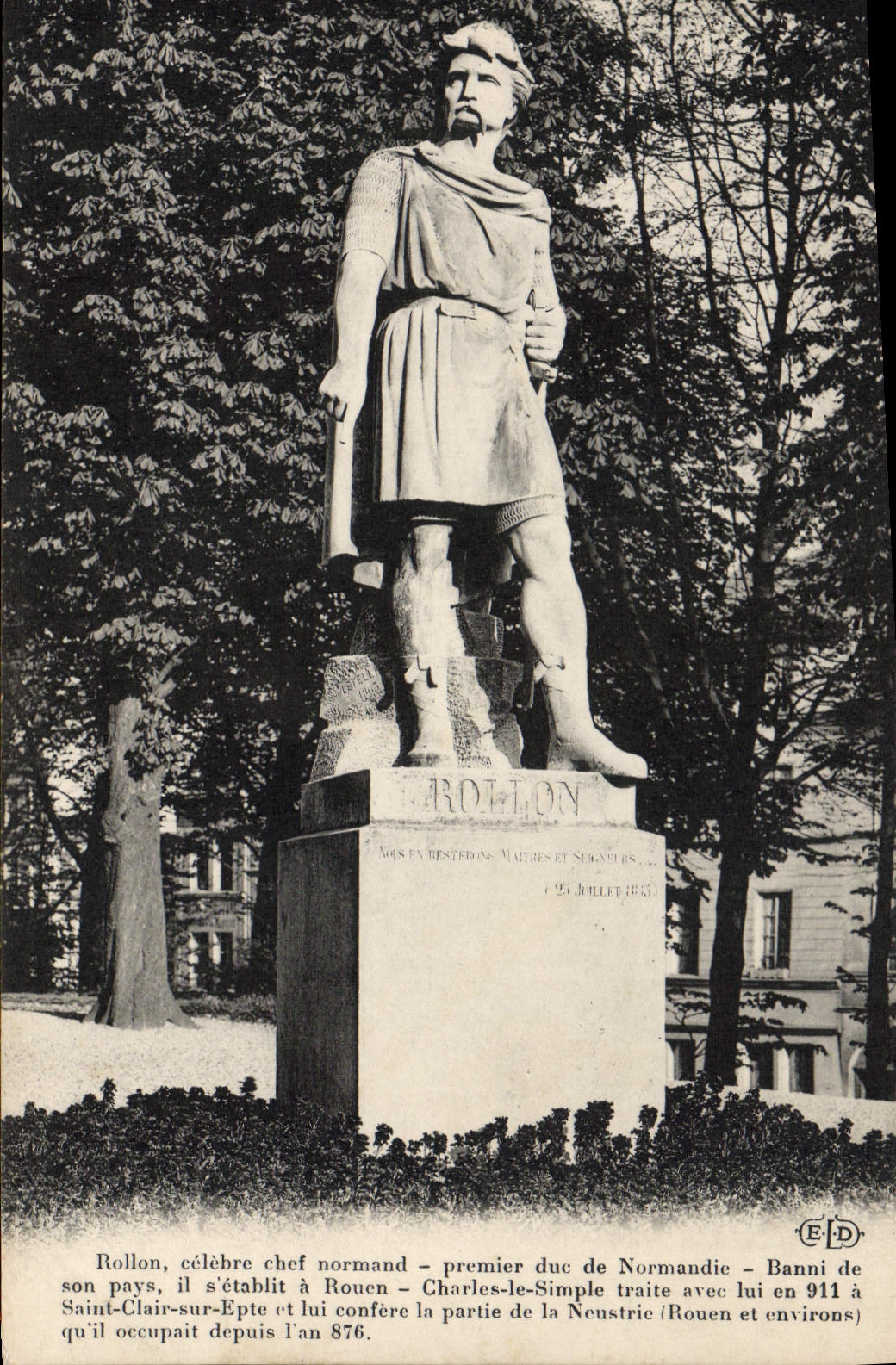 CPA Rollon Celebre chef normand Premier duc de Normandie