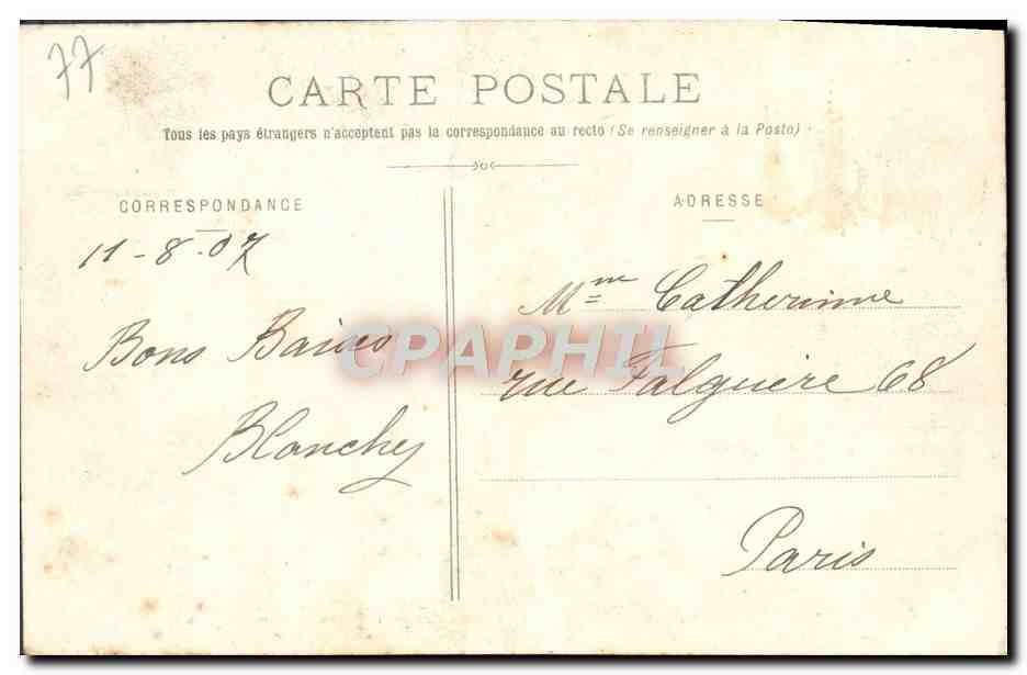 Bosque de Fontainebleau — Croix de Saint-Hérem — Editor : 102 — Reverso