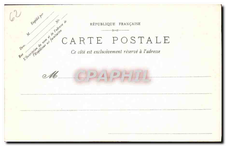 CPA Environs de Boulogne Sur Mer La Cluse — Rückseite