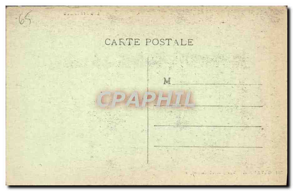 CPA Gavarnie Vue Generale du Cirque — Verso