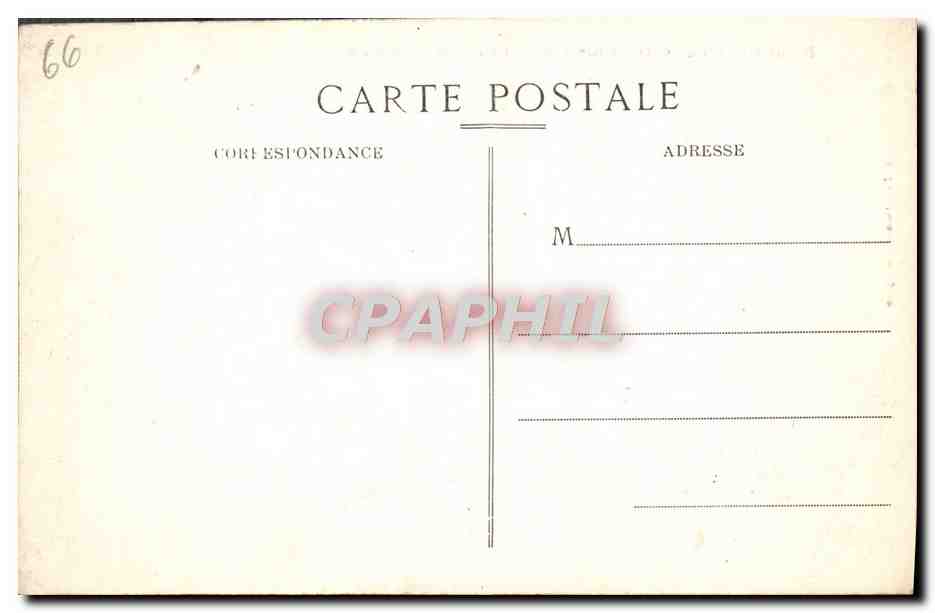 CPA Mont Canigou Un Coin de la Cheminee — Rückseite