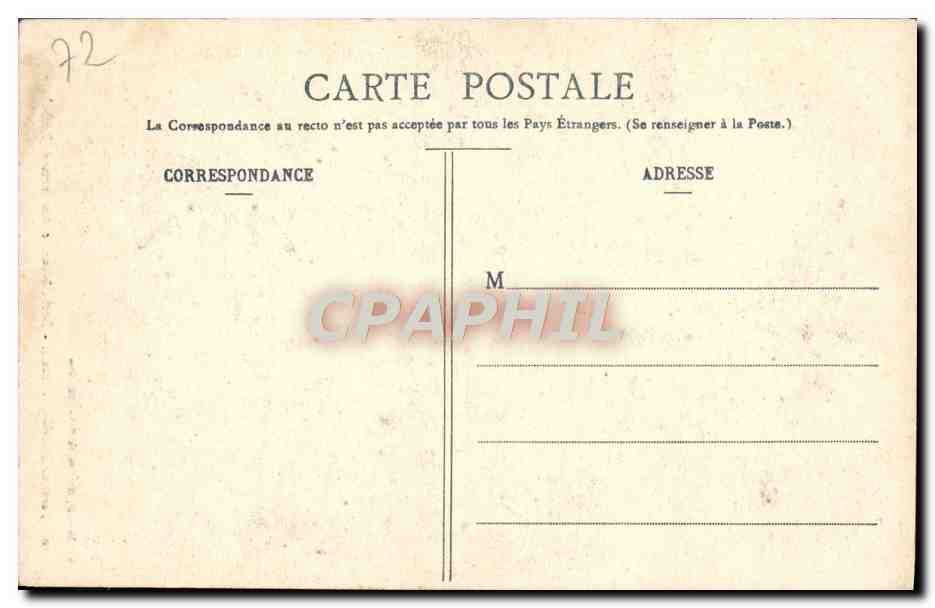 CPA Foret de Sille le Guillaume Roche brenn Rochebrune — Rückseite