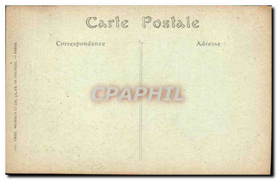 CPA Paris Hotel des Invatides La Porte du Tombeau de Napoleon 1er — Rückseite