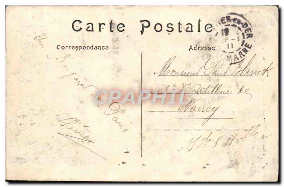 CPA Paris Le Moulin Rouge — Rückseite