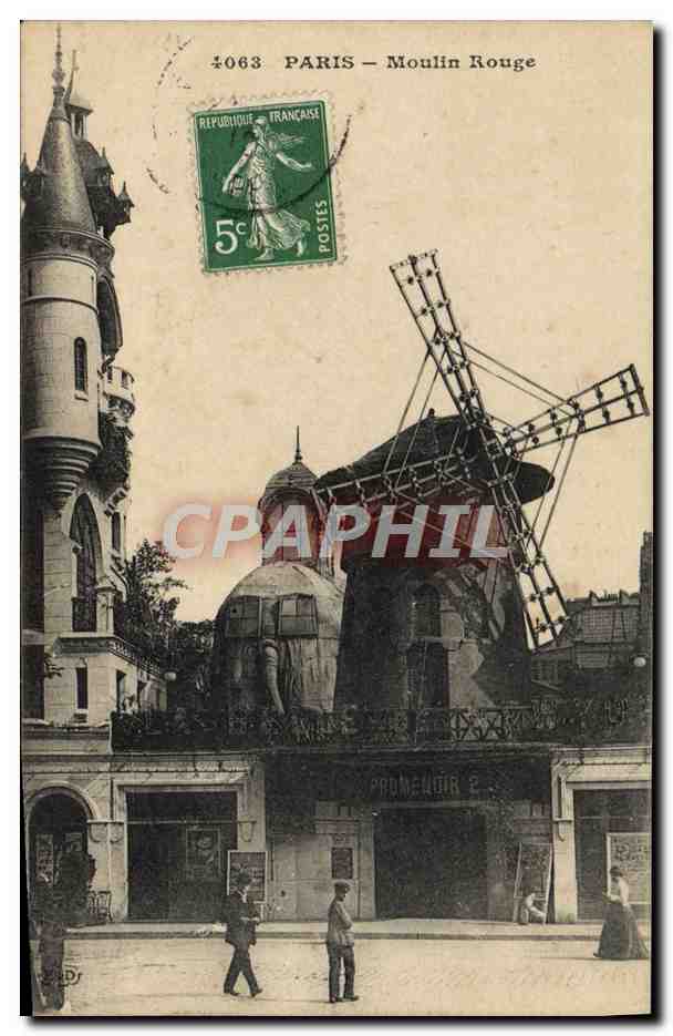 CPA Paris Le Moulin Rouge