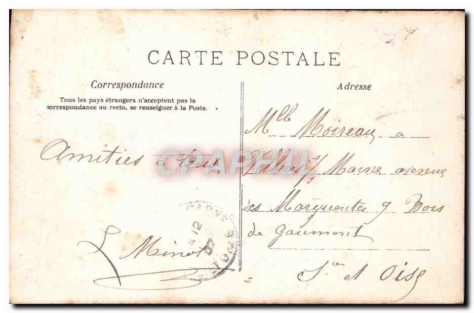 CPA Fantaisie De l'enfant porte vers la France Colombe Militaria  — Rückseite