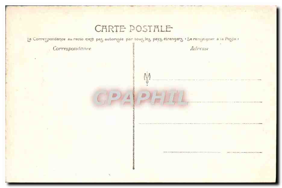 CPA Nice Le Paillon Cimiez Vue generale — Rückseite