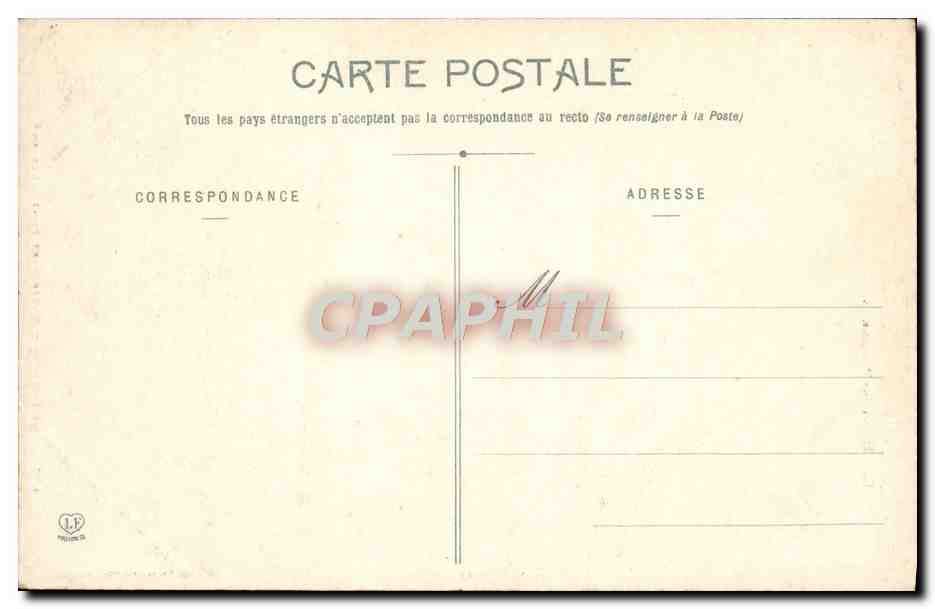 CPA Cauterets Gouffre et Font d'Espagne — Rückseite