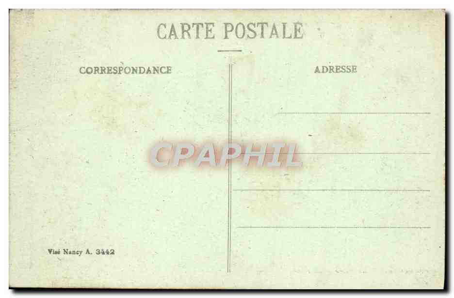 Reims dans ses années de bombardements 1914-1917 — L'Archevêché — Collection G. Bubels, Reims — Verso