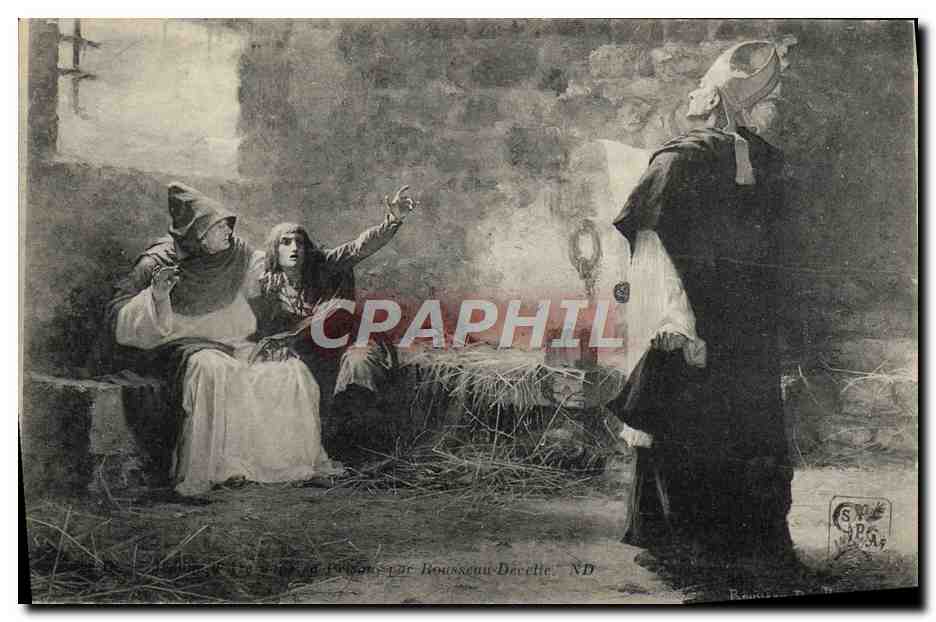 CPA Jeanne d'Arc dans sa prison Rousseau Decette