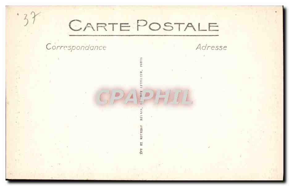 CPA Langeais Le Chateau  — Verso