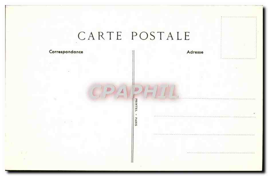 CPA Caisse D'Epargne de Prevoyance de Paris Rue Coq Heron Rue du Louvre — Verso