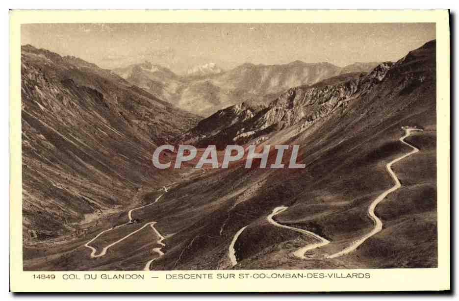 CPA Col du Glandon Descente Sur Saint Colomban Des Villards