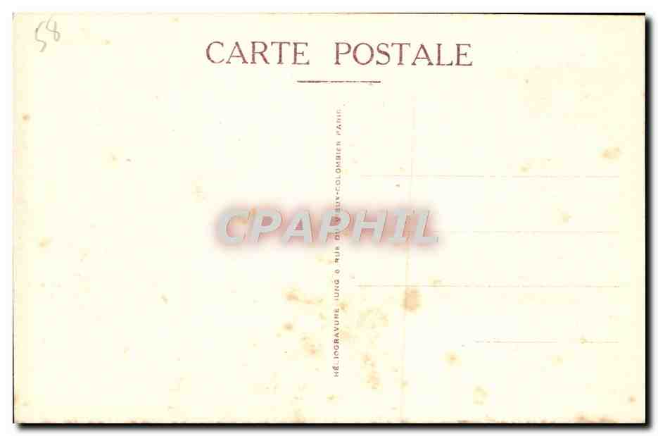 CPA La Bienheureuse Bernadette Soubirous dans sa chasse Nevers — Rückseite