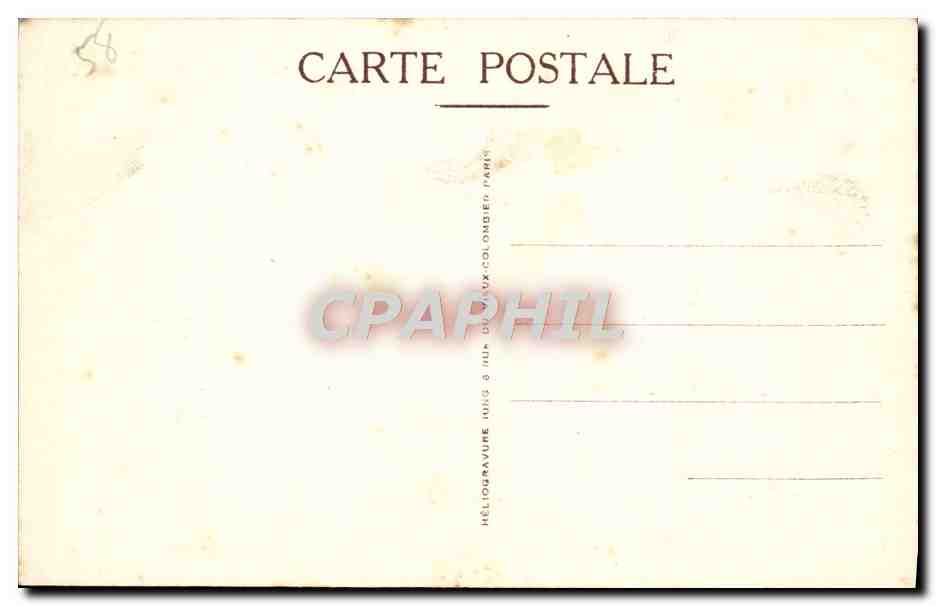 CPA Maison Mere des Socure de la Charite Nevers — Rückseite