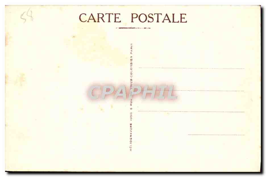CPA La Grotte De Massabielle a Lourdes en 1858 Bernadette Soubirous  — Rückseite