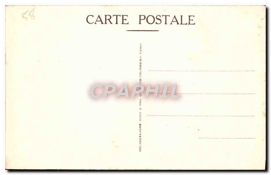 CPA Maison Mere des Soeurs de la charite Nevers — Rückseite