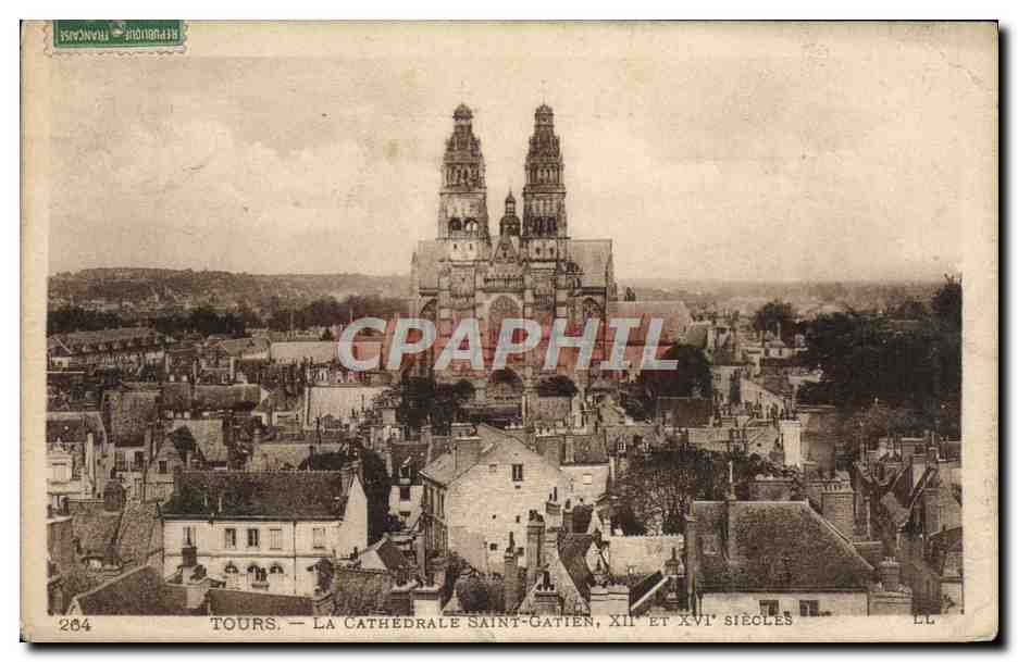 CPA Tours La Cathedrale Saint Gatien
