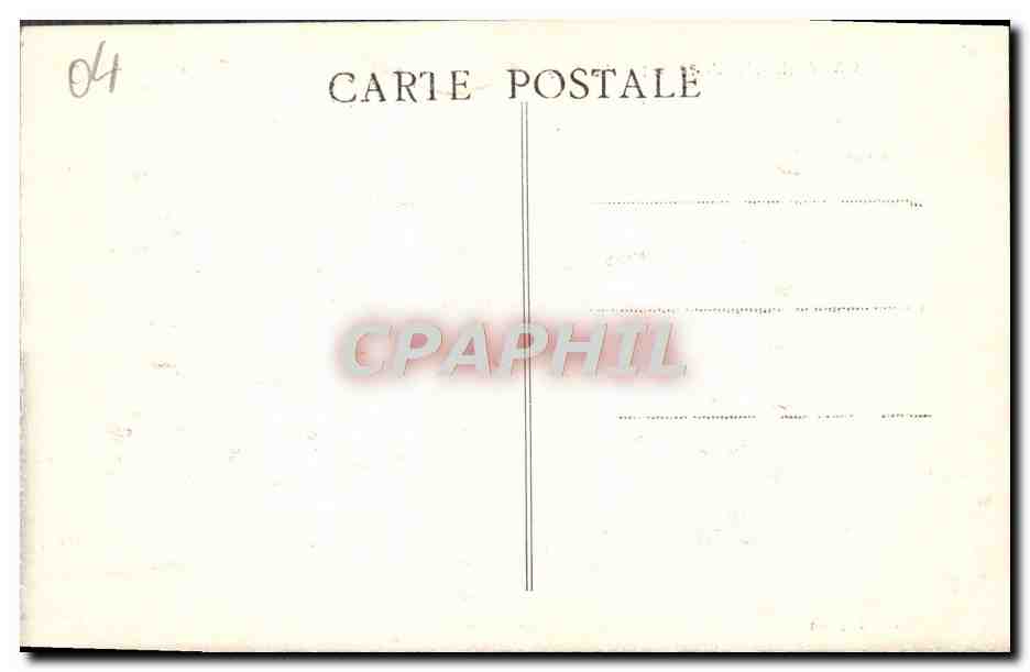 Castellane (alt. 720 m.) — La Tour — Éditeur : Rillieux — Verso