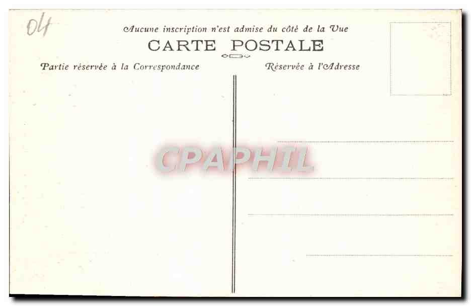 CPA Annot La Croix Couverte — Rückseite
