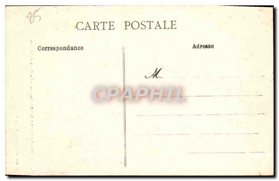 CPA Mortagne Sur Sevre La Porte de l'Eglise — Back