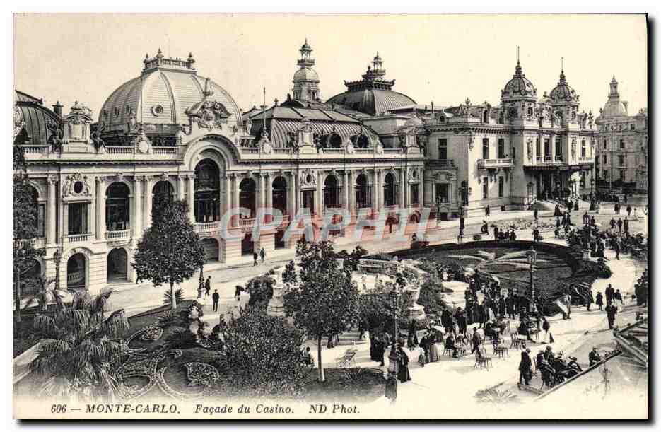 CPA Monte Carlo Facade du Casino
