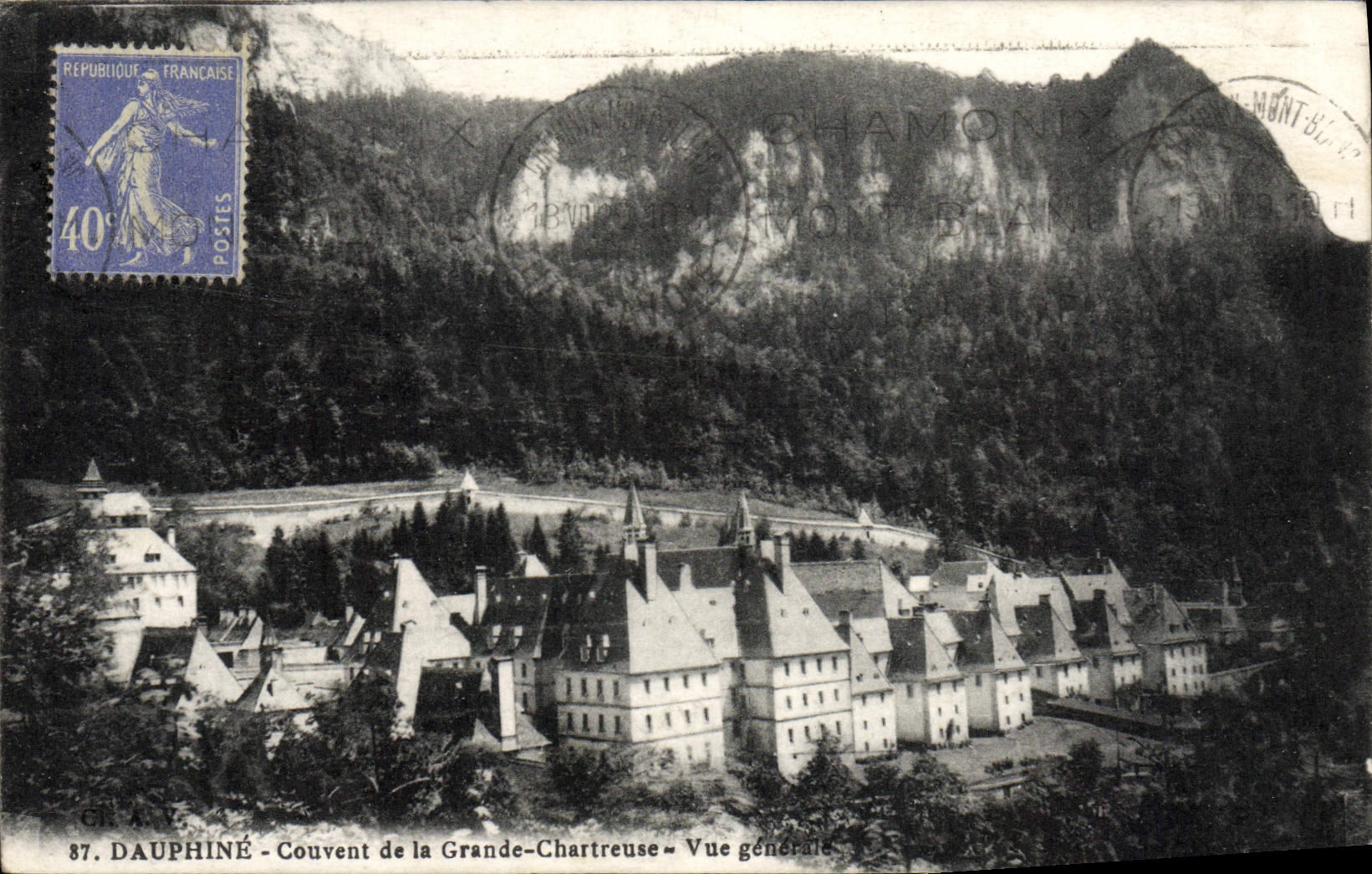 CPA Couvent de la Grande Chartreuse Vue Generale