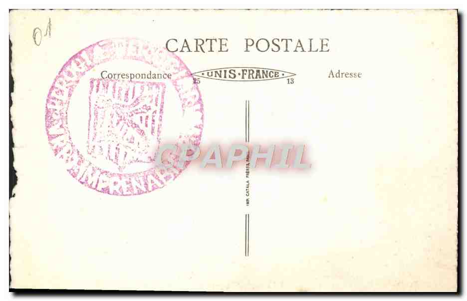 CPA Perouges La porte d'en bas  — Rückseite