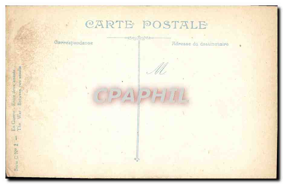 CPA En Guerre Entre Deux Assauts Militaria — Rückseite