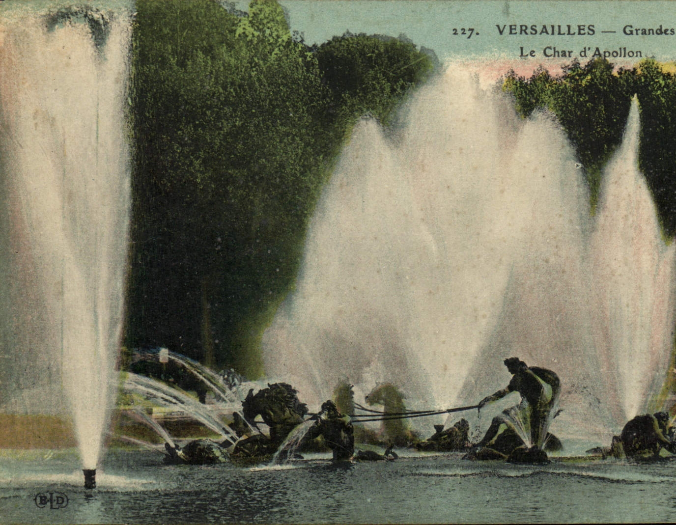CPA Versailles Grands Le Char d'Apollon