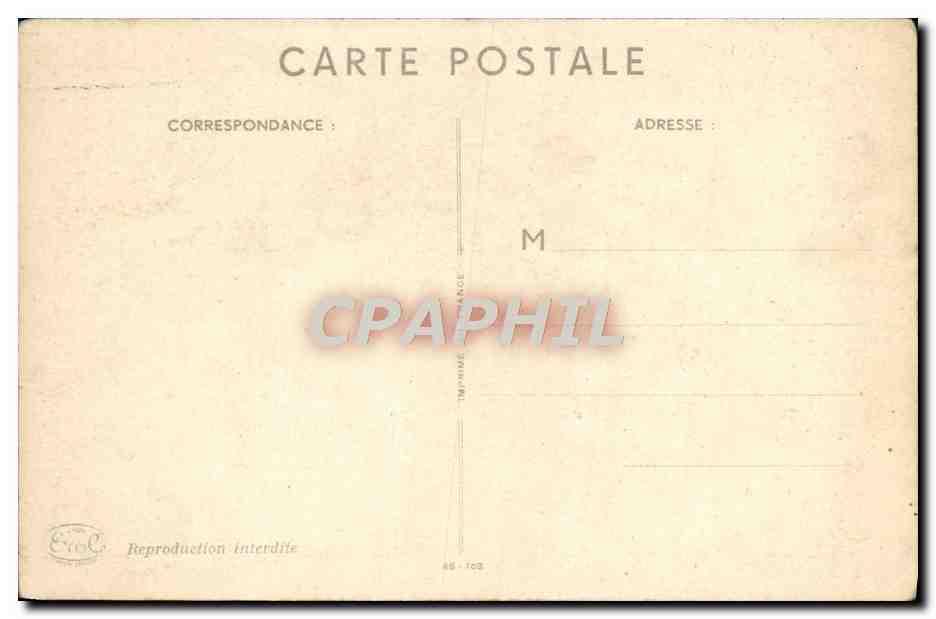 CPA Fantaisie Fleurs  — Verso