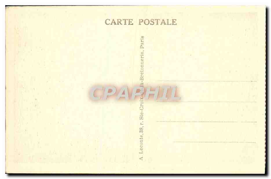 CPA Versailles Le Petit Trianon Le Temple de l'Amour — Verso