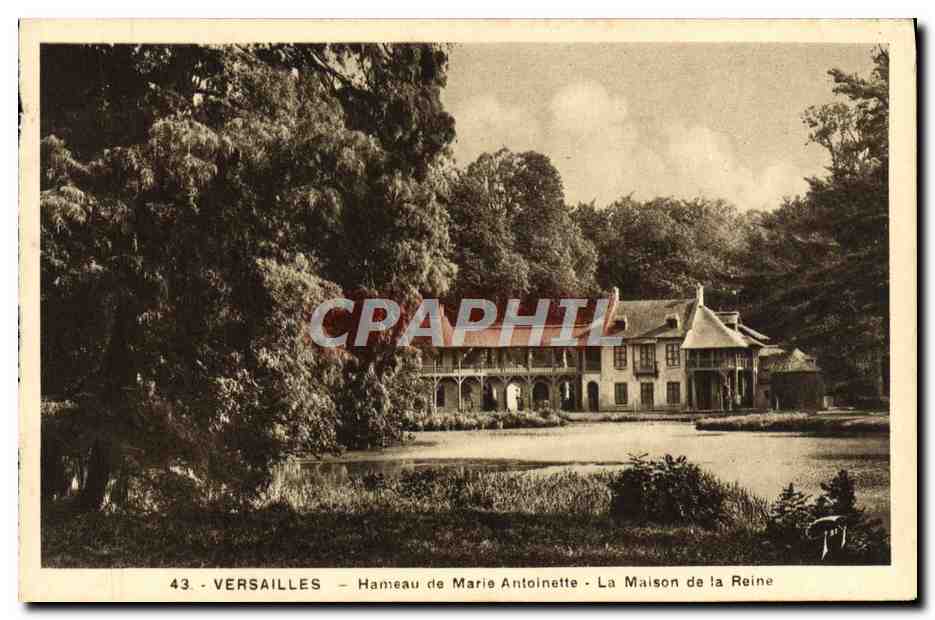 CPA Versailles Hameau de Marie Antoinette la maison de la reine