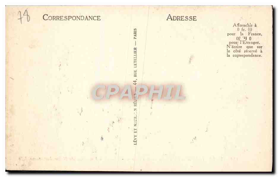 CPA Versailles Palais du Petit Trianon Chambre a coucher de Marie Antoinette — Verso