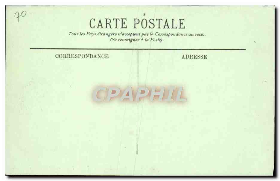 CPA Luxeuil Cloitre de l'Abbaye — Verso