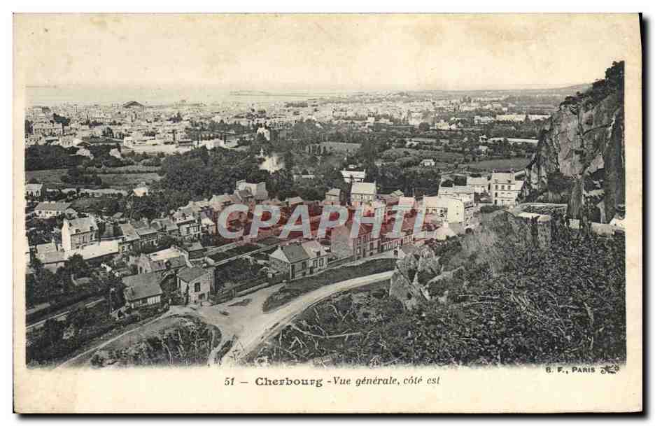 CPA Cherbourg Vue Generale