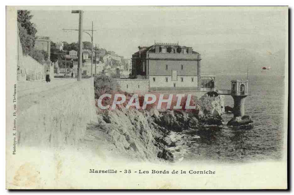 CPA Marseille Les Bords de la Corniche