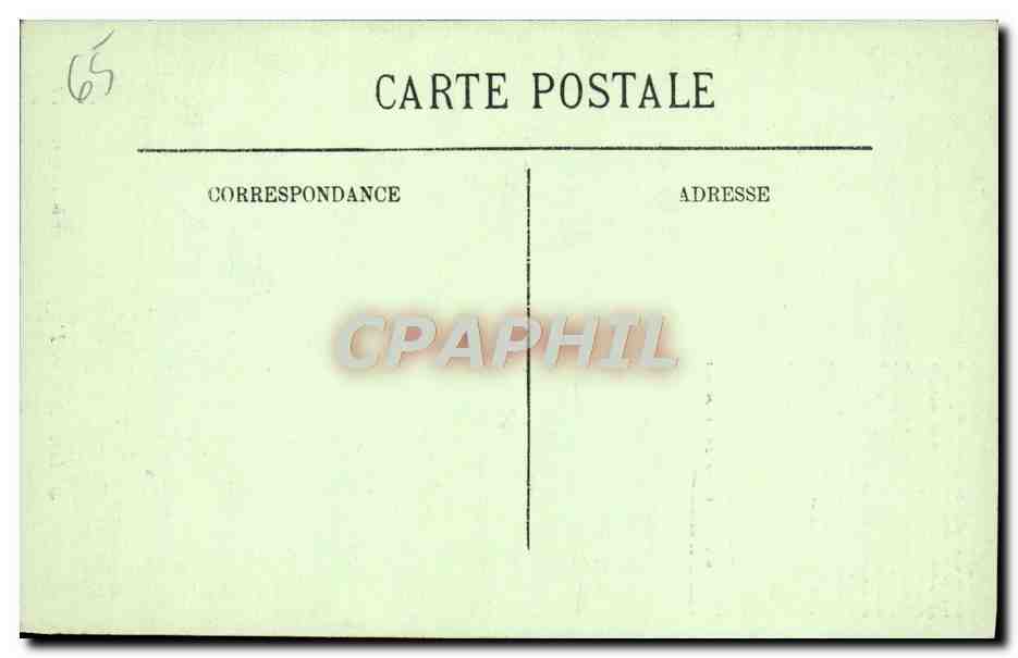 CPA Lourdes L'apparition de la vierge  — Verso