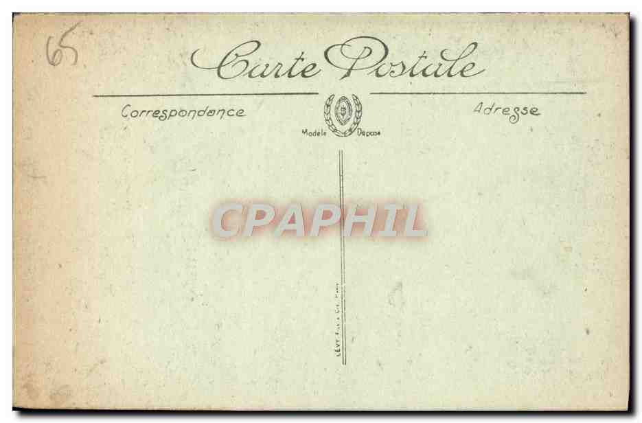 CPA Lourdes La Grotte et la Basilique — Verso