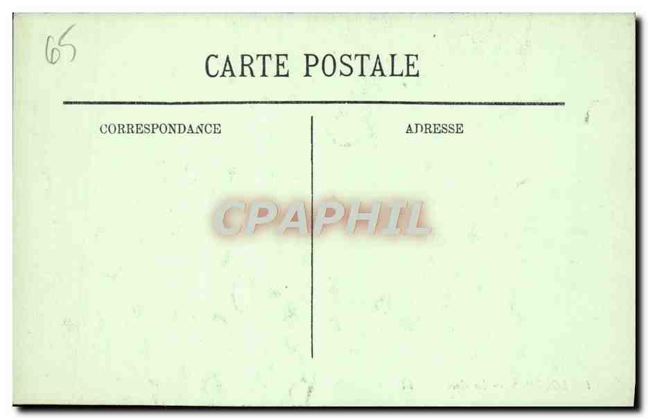 CPA Lourdes La Grotte — Verso
