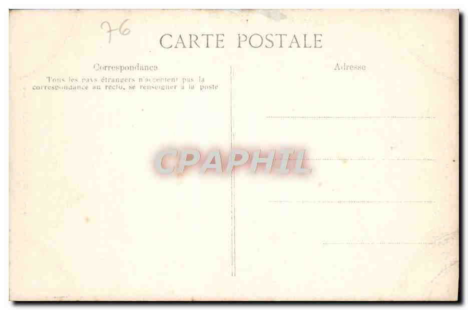 CPA Rouen Rue de la Tuile Cycles Paul Lesueur Velo Automobiles  — Rückseite