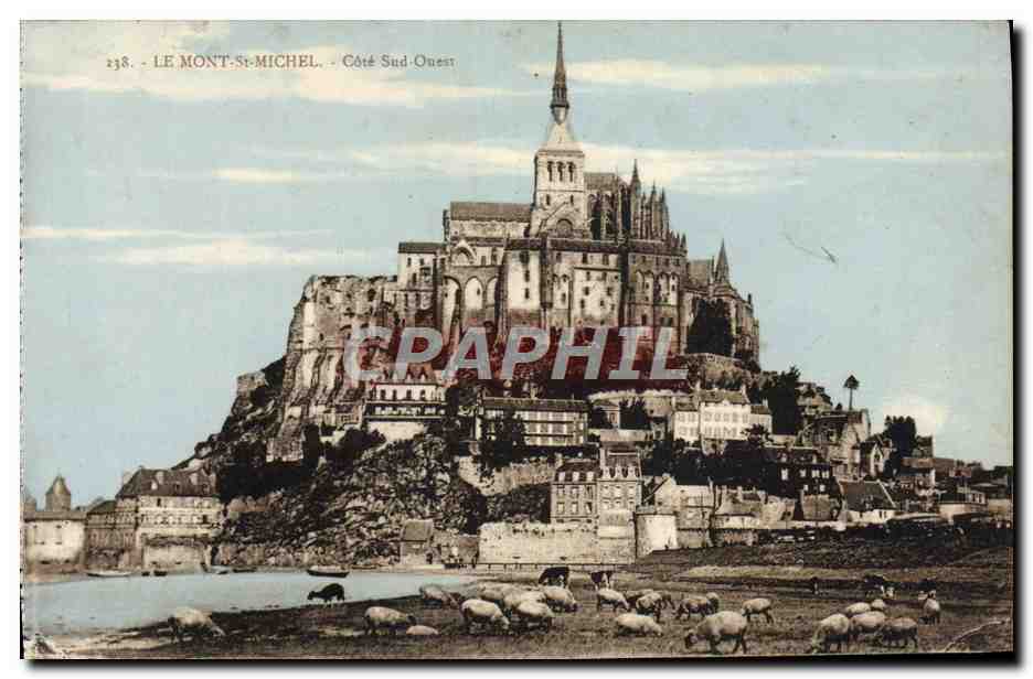 Le Mont-Saint-Michel - Côté Sud-Ouest — éditeur Laurent Nol, Rennes, n° 238