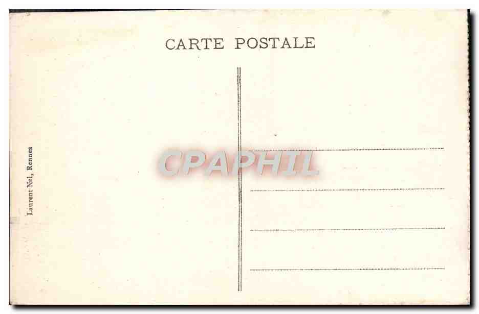 Le Mont-Saint-Michel - Côté Sud-Ouest — éditeur Laurent Nol, Rennes, n° 238 — Verso