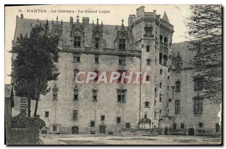 CPA Nantes Le Chateau Le Grand Logis