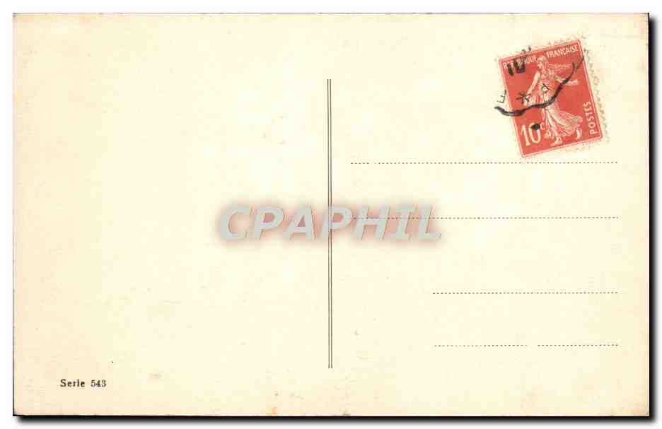 CPA Fantaisie Bonne Annee — Verso