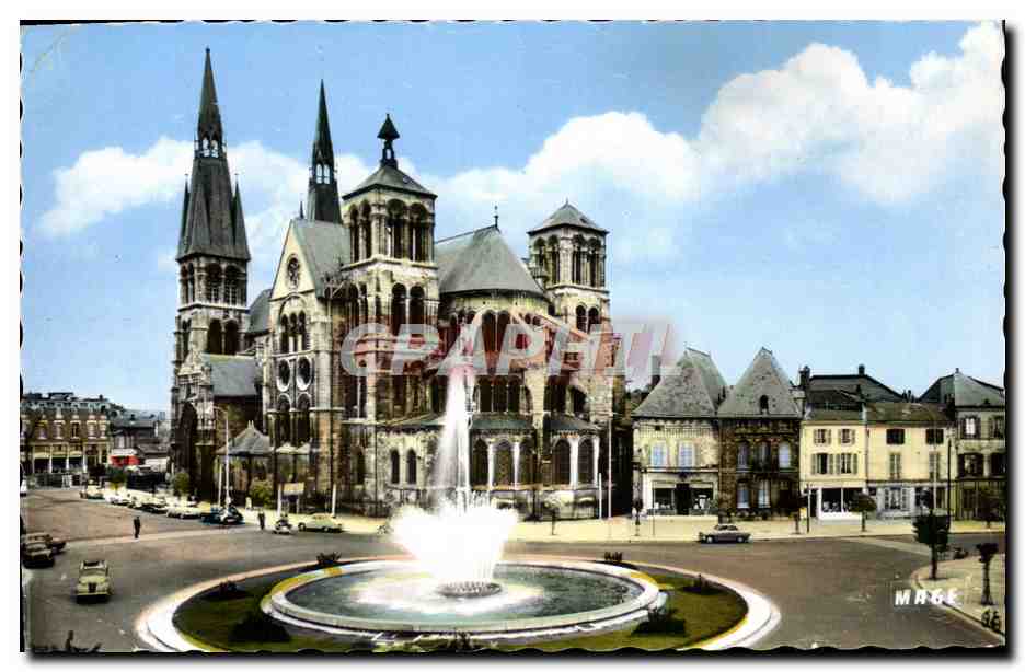 CPM Chalons Sur Marne Notre Dame en Vaux La fontaine lumineuse