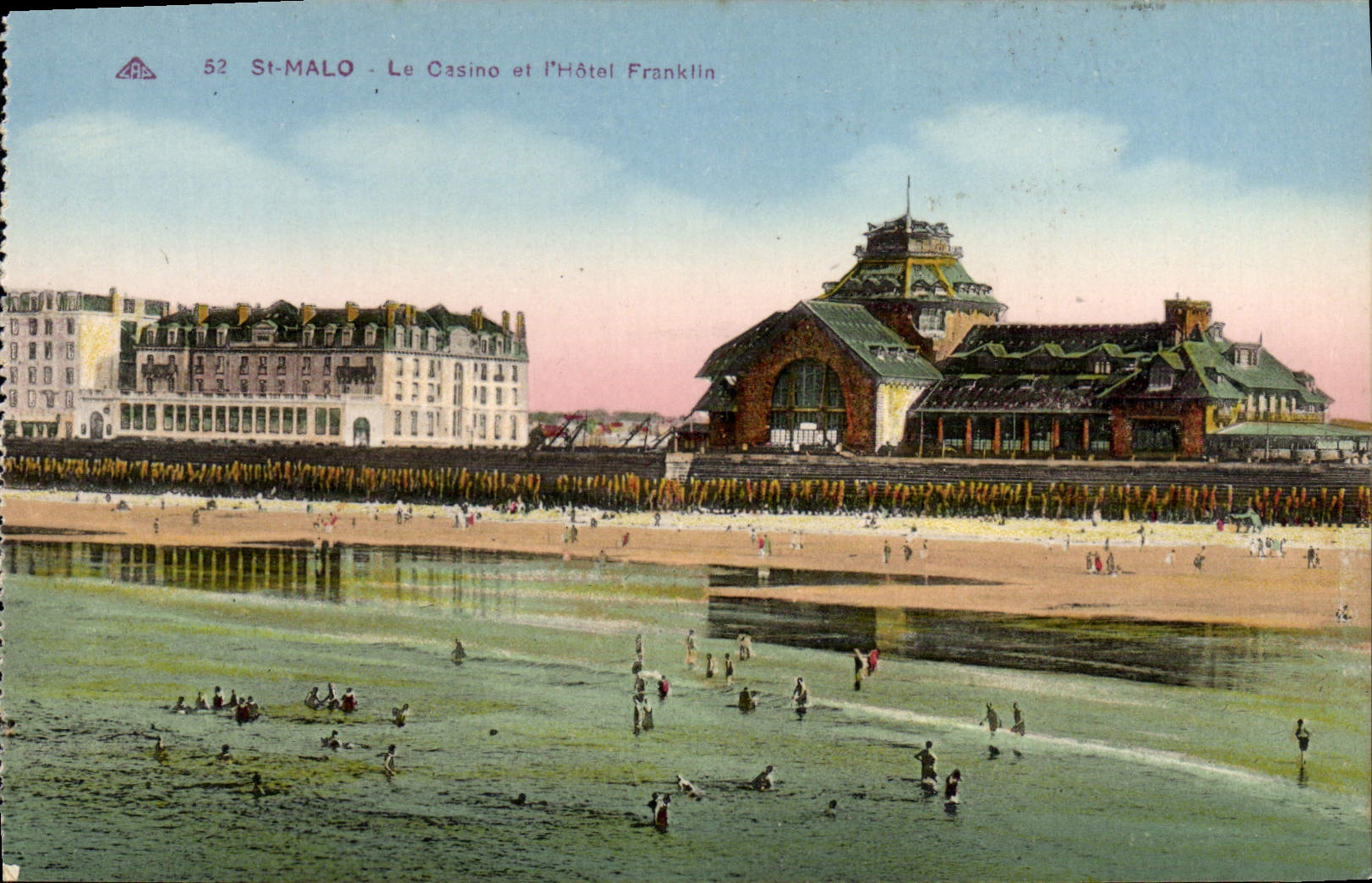 St-Malo - Il Casinò e l'Hotel Franklin