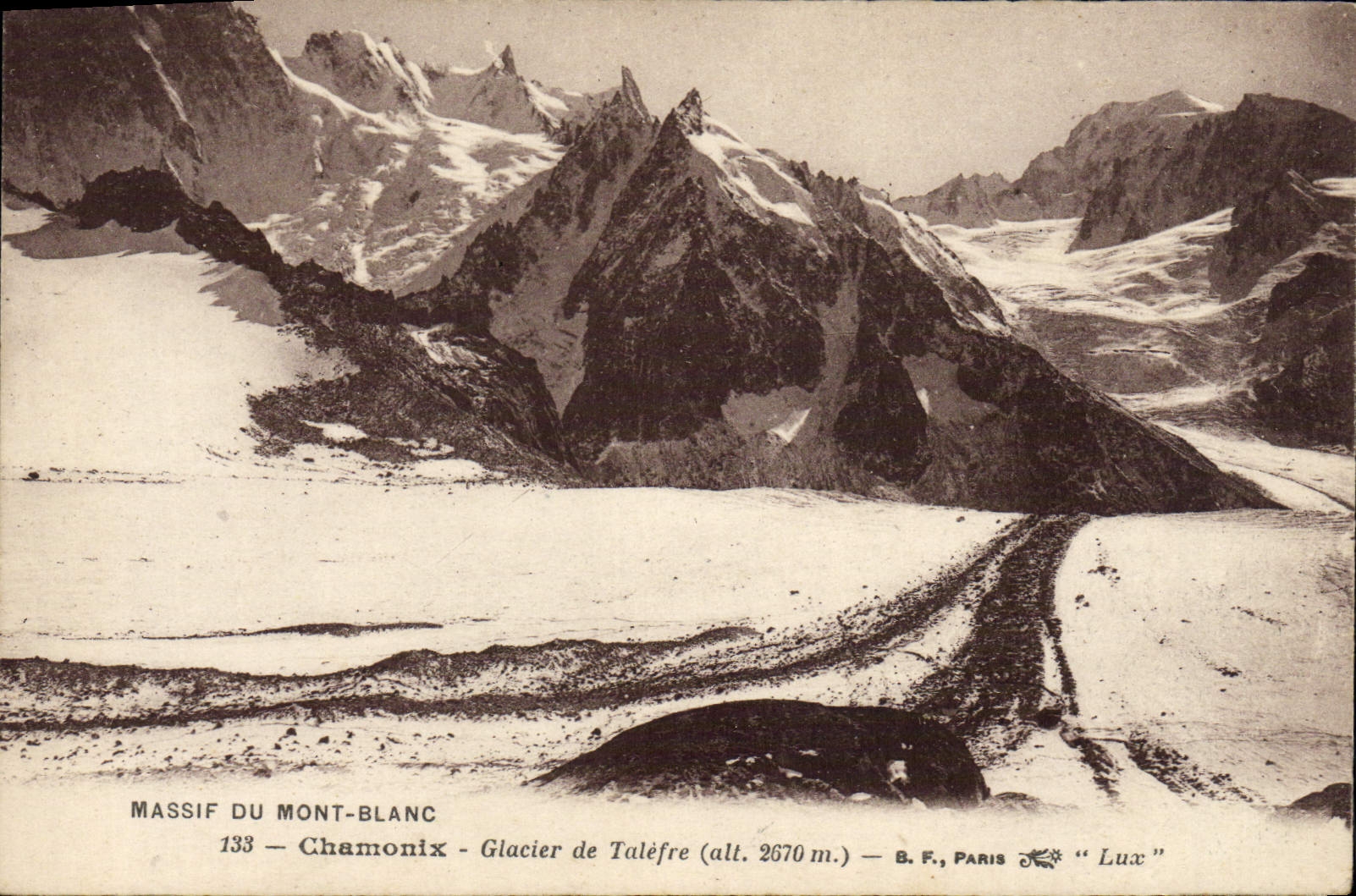 CPA Chamonix Glacier de Talefre